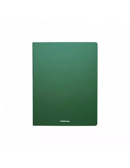 ErichKrause Book Display 20 Pocket Top Loaded Polypropolene A4 Green, Matt Classic