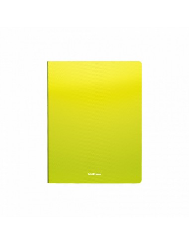 Protège-Documents ErichKrause® Diagonal Neon - 20 pochettes - A4 - couleurs assorties (4 pièces par sachet)