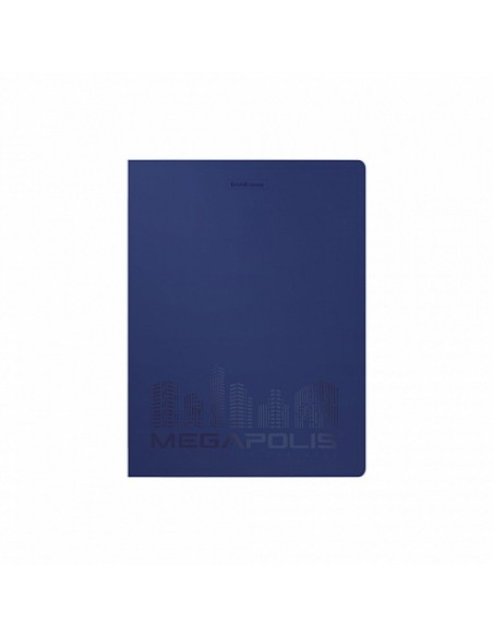 Livre de présentation ErichKrause® MEGAPOLIS, 40 pochettes, A4, bleu (4 pièces dans un sachet)