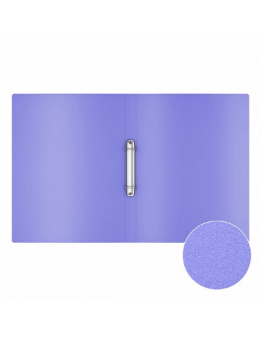 Classeur à anneaux ErichKrause® Matt Pastel avec 2 anneaux - 24mm - A4 - couleurs assorties