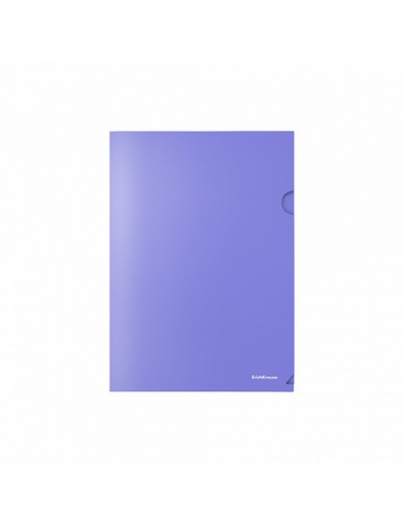 Etui transparent ErichKrause® Diagonal Pastel - A4 -opaque - couleurs assorties