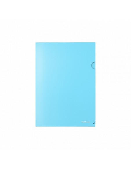 Etui transparent ErichKrause® Diagonal Pastel - A4 -opaque - couleurs assorties