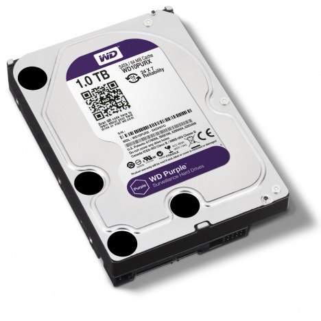 Disque Dur Interne 3.5" Western Digital Purple 1 To Disque Dur Interne 3.5" Western Digital Purple 1 To