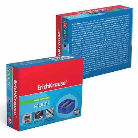 Taille-crayon en plastique double trou Erich Krause® 38575