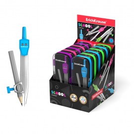 Compas en métal avec crayon ErichKrause® School 123mm (45026) Compas en métal avec crayon ErichKrause® School 123mm (45026)