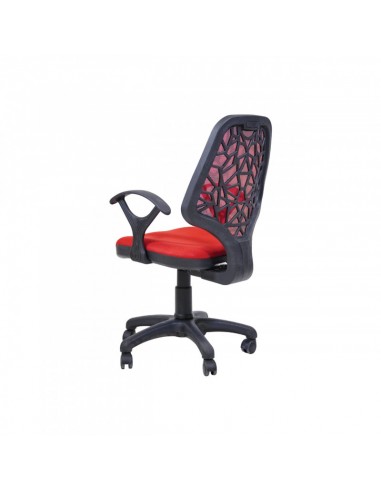 Chaise Secrétaire Petek Avec Accoudoirs rouge prix tunisie Chaise Secrétaire Petek Avec Accoudoirs rouge prix tunisie