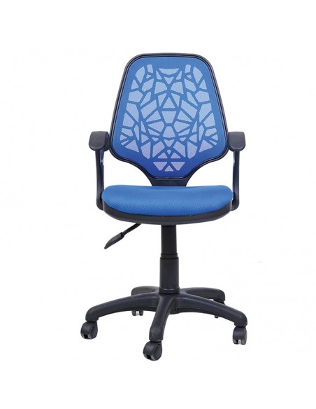 Chaise Secrétaire Petek Avec Accoudoirs Bleu Chaise Secrétaire Petek Avec Accoudoirs Bleu