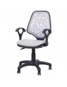 Chaise Secrétaire Petek Avec Accoudoirs Gris
