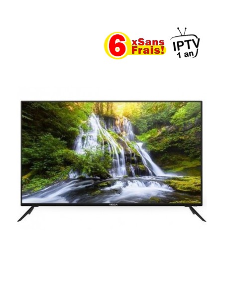 TÉLÉVISEUR VEGA 50" SMART ANDROID 4K QHD LED / WIFI / NOIR TÉLÉVISEUR VEGA 50" SMART ANDROID 4K QHD LED / WIFI / NOIR