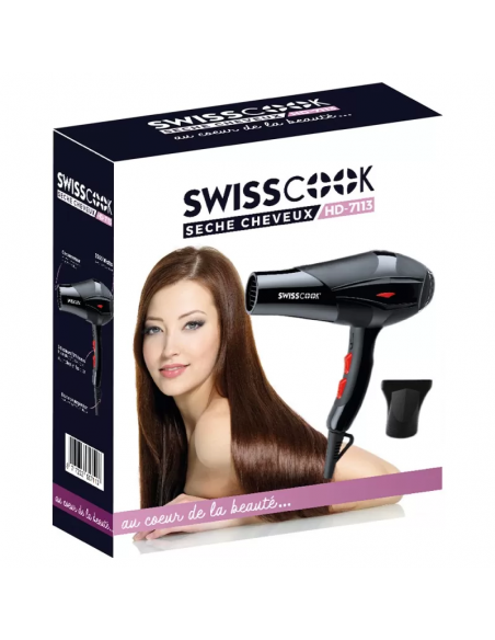 Sèche cheveux Swisscook - HD-7113 séchage rapide Sèche cheveux Swisscook - HD-7113 séchage rapide