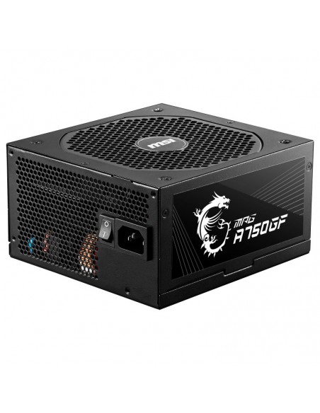 Boite D'alimentation Modulaire MSI MPG A750GF / 750W ATX / 80PLUS GOLD Boite D'alimentation Modulaire MSI MPG A750GF / 750W ATX / 80PLUS GOLD