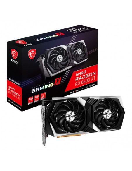 Carte Graphique MSI RX 6600 XT GAMING X 8GB (912-V502-005) Carte Graphique MSI RX 6600 XT GAMING X 8GB (912-V502-005)