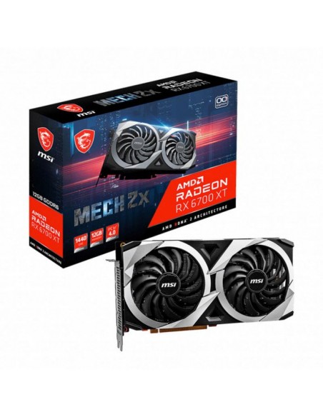 Carte Graphique Gamer MSI RADEON RX 6700 XT MECH 2X 12G OC (912-V398-022) Carte Graphique Gamer MSI RADEON RX 6700 XT MECH 2X 12G OC (912-V398-022)