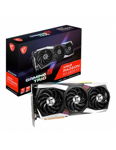 Carte Graphique MSI AMD RADEON RX 6800 Gaming X TRIO 16GO (912-V396-011) Carte Graphique MSI AMD RADEON RX 6800 Gaming X TRIO 16GO (912-V396-011)