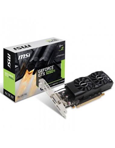 Carte Graphique MSI NVIDA GEFORCE GTX 1050TI 4GO DDR5 LP Noir (912-V809-3848)