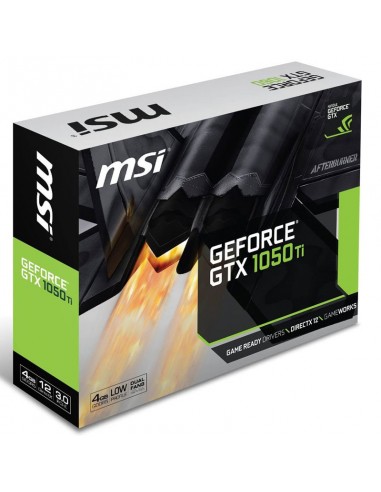 Carte Graphique MSI NVIDA GEFORCE GTX 1050TI 4GO DDR5 LP Noir (912-V809-3848) tunisie
