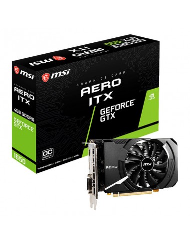 Carte Graphique MSI GEFORCE GTX 1650 D6 AERO ITX OC / 4 GO GDDR6 (912-V809-3822)