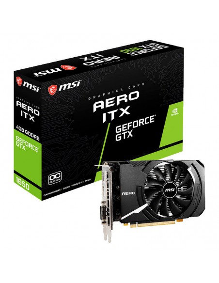 Carte Graphique MSI GEFORCE GTX 1650 D6 AERO ITX OC / 4 GO GDDR6 (912-V809-3829)