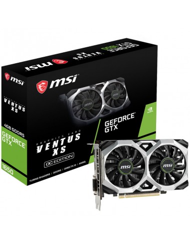 Carte Graphique MSI NVIDIA GEFORCE GTX 1650 VENTUS XS OC / 4 GO (912-V809-3821)