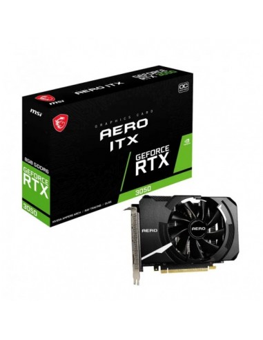 Carte Graphique MSI GEFORCE RTX 3050 AERO ITX 8G OC (912-V809-4039)