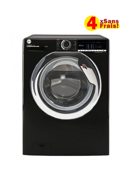 Machine à Laver HOOVER Frontale 9Kg - 1400Tours/Min - Noir (H3WS495TACBE-80) Machine à Laver HOOVER Frontale 9Kg - 1400Tours/Min - Noir (H3WS495TACBE-80)