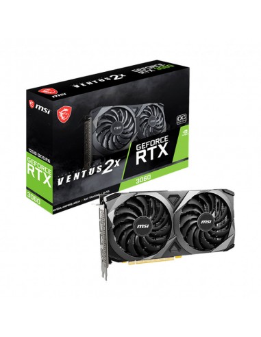 Carte Graphique MSI GEFORCE RTX 3060 VENTUS 2X OC / 12G GDDR6X (912-V397-214)