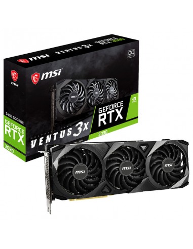 Carte Graphique MSI GEFORCE RTX 3090 VENTUS 3X OC / 24G GDDR6X(912-V388-063)