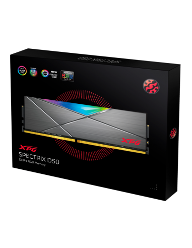 Barrettes Mémoire XPG SPECTRIX D50 RGB DDR4 16 GO ( 2X 8GO) (AX4U32008G16A-DT50) Tunisie