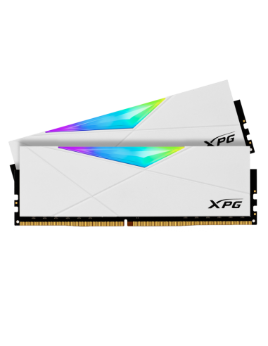 Barrette Mémoire XPG SPECTRIX DW50 32GB ( 2X16GB ) 3200 RGB DDR4 White Edition (AX4U320016G16A-DW50) meilleur prix