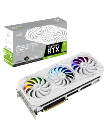 Carte Graphique Asus ROG STRIX RTX3090 O24G Blanc (90YV0F96-M0NM00)