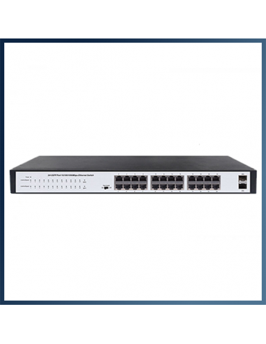 Switch unmanaged 24 ports 1000M TX, 2 ports 1000M SFP (S1526V1)
