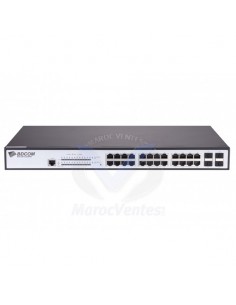 Switch 24 ports Gigabit PoE 4 ports Gigabit SFP L2 (S2528-PB)
