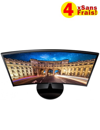 Ecran SAMSUNG 24" Curved LED Full HD - Noir (LC24F390FHMXZN)