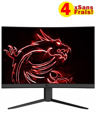 Achetez MSI Optix 23.6" FULL HD CURVED G24C4 I Ecran Gaming I MSI