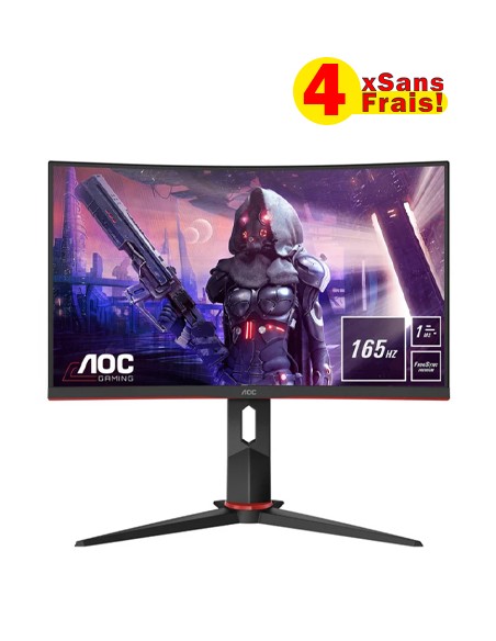 écran Gaming AOC 23.6 Curved 165HZ 24G2 écran Gaming AOC 23.6 Curved 165HZ 24G2