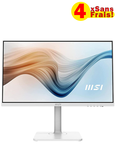 MSI Modern 23.8" FULL HD IPS -Blanc (MD241PW) MSI Modern 23.8" FULL HD IPS -Blanc (MD241PW)