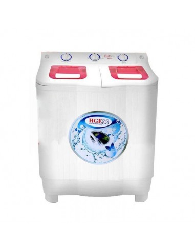 Lave Linge Semi -Automatique HGE ML-8-5 8.5 KG - Blanc (ML-8-5)