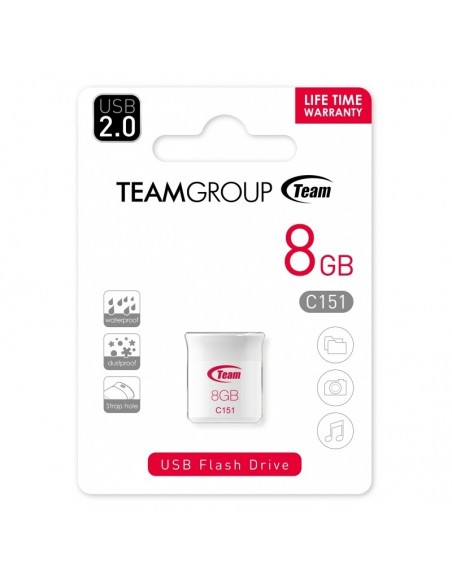 Flash Disque TEAM GROUP C151 8 GO (TC1518GR01) Flash Disque TEAM GROUP C151 8 GO (TC1518GR01)