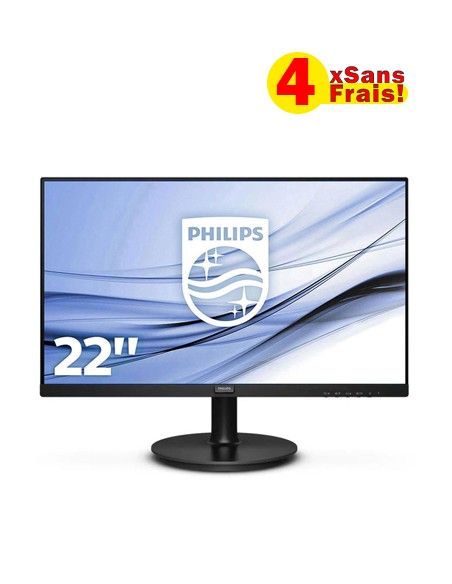Ecran PHILIPS 221V8L 21.5" IPS FULL HD / 75 HZ / Noir (221V8L)