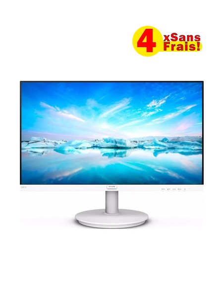 Ecran PHILIPS 221V8W 21.5" IPS FULL HD / 75 HZ / Blanc (241V8W)