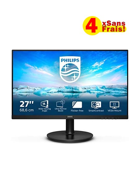 Ecran PHILIPS 271V8LA 27" IPS FULL HD / 75 HZ (271V8LA) meilleur prix