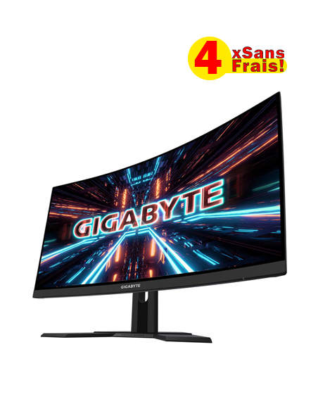 Ecran Gaming Incurvée GIGABYTE G27QC 27 " LED QHD - Noir
