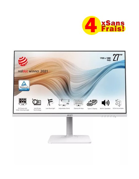 MSI Modern 27" FULL HD IPS - Blanc (MD271PW) MSI Modern 27" FULL HD IPS - Blanc (MD271PW)