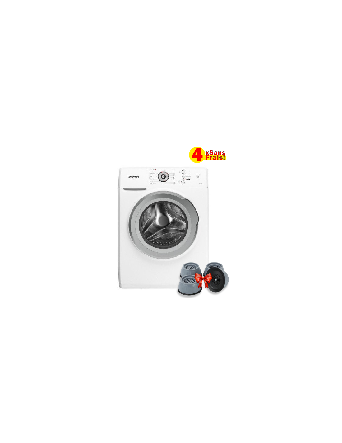 Lave Linge Brandt Frontale 7Kg Blanc (BAL72WW) - Spacenet Tunisie