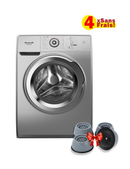 Machine À Laver BRANDT - Automatique - 7Kg Silver (BAL72SS)