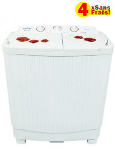 Machine à Laver Orient - Semi-Automatique 8 Kg - Blanc (XPB1*8-2)