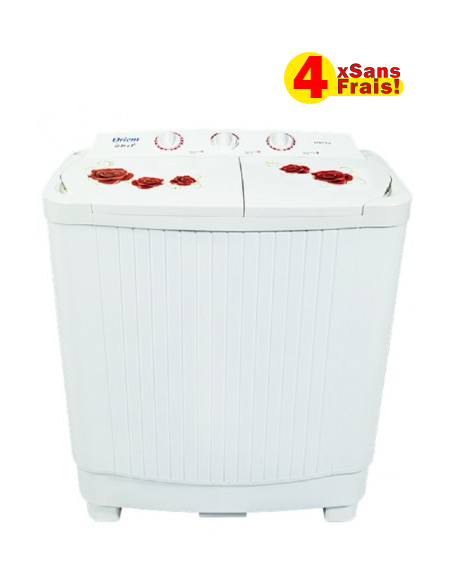 Machine à Laver Orient - Semi-Automatique 8 Kg - Blanc (XPB1*8-2)