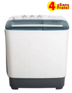 Machine À Laver BIOLUX Semi-Automatique - 8Kg - Blanc (DT85)