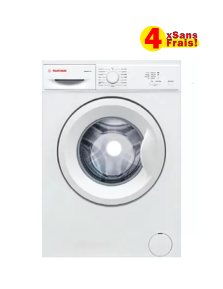Machine à Laver Telefunken 5 Kg - Blanc (MACH5-0842CF1-W) Machine à Laver Telefunken 5 Kg - Blanc (MACH5-0842CF1-W)