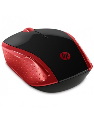 Souris Optique HP Sans Fil 200 / Rouge (7KX10AA) meilleur prix